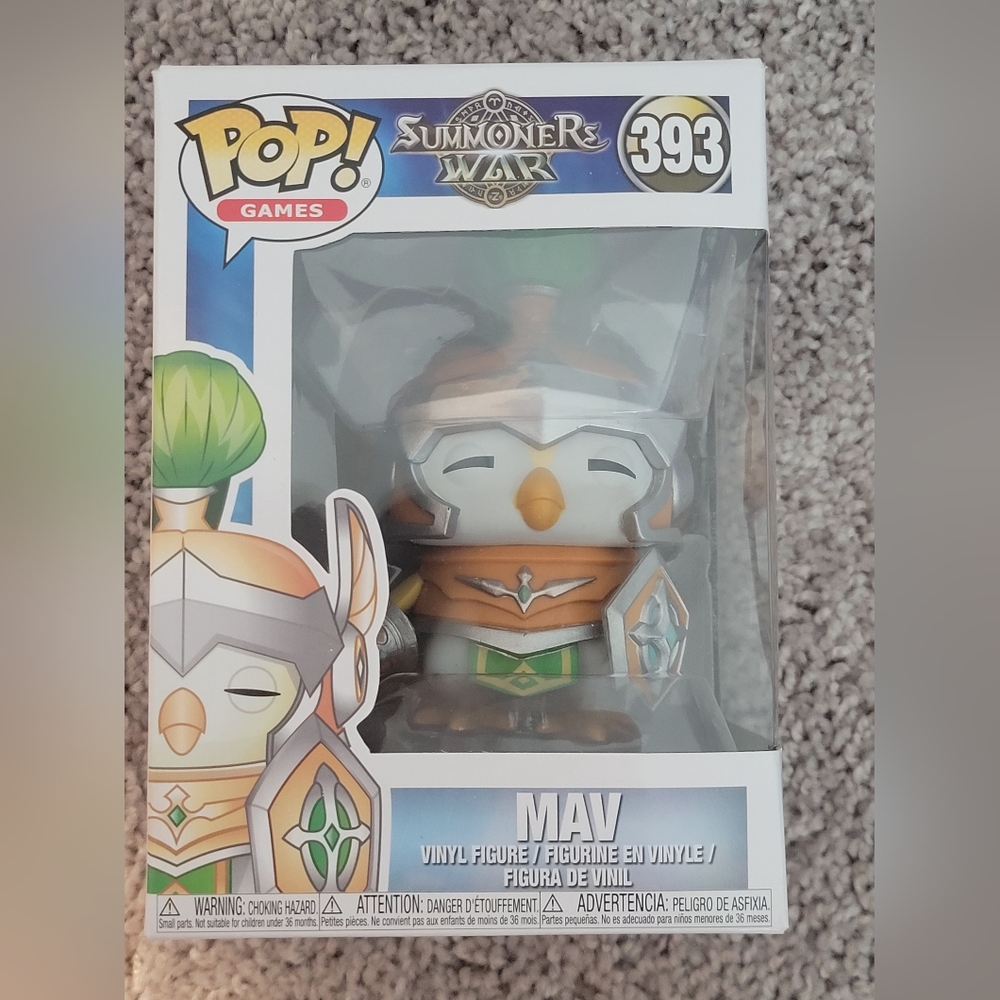 Funko Pop! Games Summoners War Mav Action Figure - Orange, Green, Silver